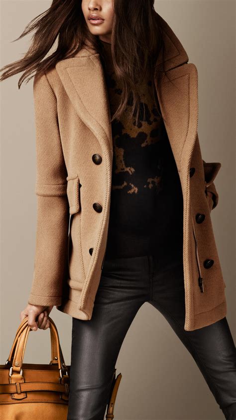 womens burberry peacoat|burberry men's overcoat sale.